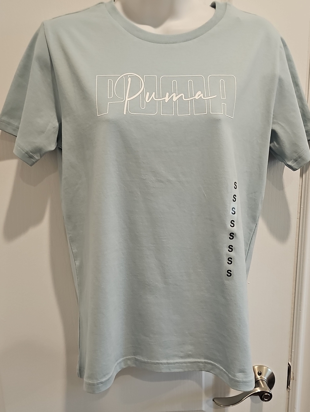 Puma Bundle Of 2 Women's Short Sleeve Shirts Size Small NWT White/Mint